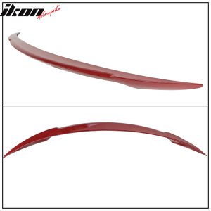 Fits 17-23 Tesla Model 3 IKON V Style Rear Trunk Spoiler Wing Painted #PPMR Red - Image 5
