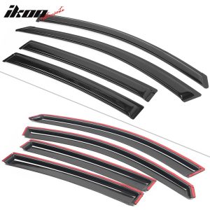 Fits 07-12 Nissan Altima L32A 4DR Window Visor Vent Rain Guard Shade Deflector - Image 3