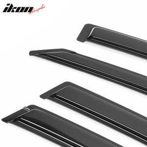 Fits 07-12 Nissan Altima L32A 4DR Window Visor Vent Rain Guard Shade Deflector - Image 5