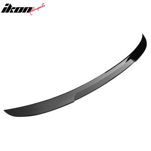 Fits 19-25 Nissan Altima 4DR IKON Style Rear Trunk Spoiler Wing ABS Gloss Black - Image 3