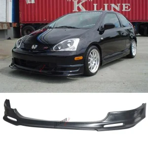 Fits 02-05 Honda Civic Si Hatchback Mugen Front Bumper Lip Spoiler Unpainted PU - Image 4