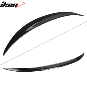 Rear Trunk Spoiler Lip Fits 14-24 Infiniti Q50 Performance Style Carbon Fiber CF - Image 5