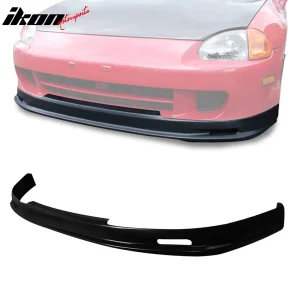 Fits 93-97 Honda Civic del Sol Mugen Style Front Bumper Lip Spoiler Unpainted PU - Image 6