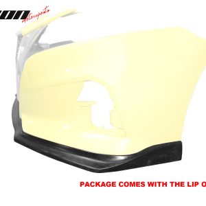 Fits 19-22 Nissan Altima Front Bumper Lip CS Style Spoiler Unpainted PU Splitter - Image 4