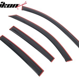 Fits 19-26 Nissan Altima Sedan Window Visors In-Channel Deflector Rain Guard Set - Image 3