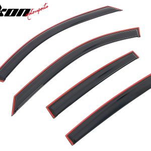 Fits 19-26 Nissan Altima Sedan Window Visors In-Channel Deflector Rain Guard Set - Image 4