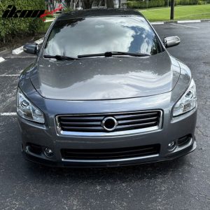 Fits 09-15 Nissan Maxima CS Style Front Bumper Lip Spoiler Under Splitter PU Kit - Image 5