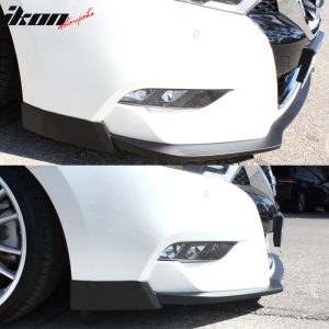 Fits 16-18 Nissan Maxima Front Bumper Lip Spoiler Splitter Unpainted PU Bodykit - Image 3