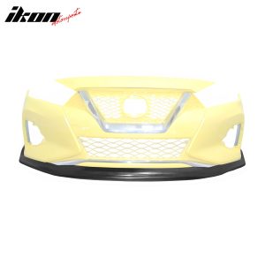 For 19-23 Nissan Maxima Unpainted Front Bumper Lip Spoiler Splitter PU - Image 4