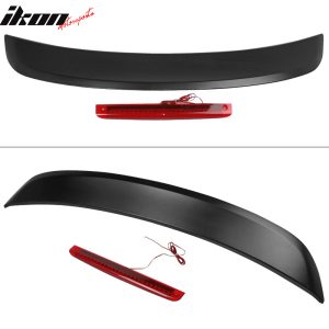 Fits 16-23 Nissan Maxima 8th A36 OE Style Trunk Spoiler W/LED Brake Unpainted - Image 5