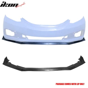 Fits 13-15 Honda Civic Sedan IKFM Style Front Bumper Lip Lower Chin Spoiler PU - Image 6