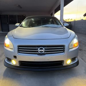 Fits 09-15 Nissan Maxima Unpainted MDP Style Front Bumper Lip Lower Guard PU - Image 5