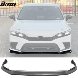 Fits 22-24 Honda Civic 11th Gen IK2 Style Unpainted Front Bumper Lip Spoiler PU - Image 6