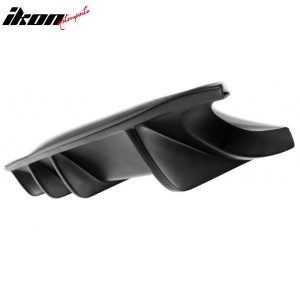 For 09-15 Nissan Maxima 4-Door MDA Style Rear Diffuser Lip + Front Bumper Lip PU - Image 5