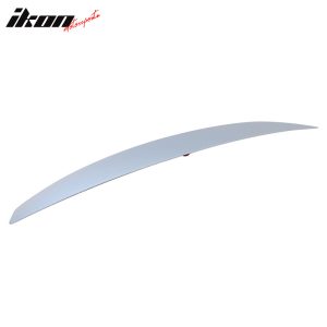 Fits 16-23 Nissan Maxima Trunk Spoiler OE Style Gray Rear Wing ABS LED Boot Trim - Image 4