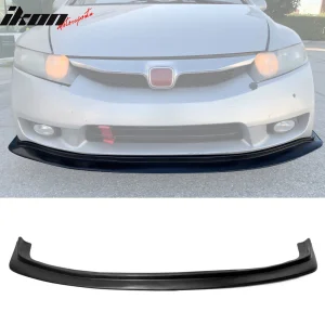 Fits 09-11 Honda Civic Coupe FG2 DP Style Unpainted Front Lip Chin Spoiler - PU - Image 6