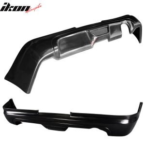 Fits 05-06 Acura RSX Mugen Style Rear Bumper Lip Diffuser Spoiler Splitter PU - Image 4
