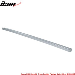 Fits 02-06 Acura RSX DC5 OE Style Rear Trunk Spoiler Wing Painted #NH623M Silver - Image 3