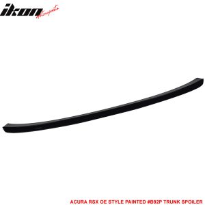 Fits 02-06 Acura RSX DC5 OE Style Rear Trunk Spoiler Wing Painted #B92P Black - Image 4