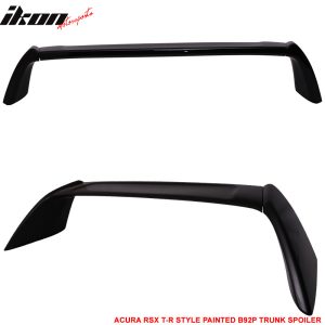 Fits 02-06 Acura RSX DC5 TR Style Trunk Spoiler Painted #B92P Nighthawk Black - Image 3