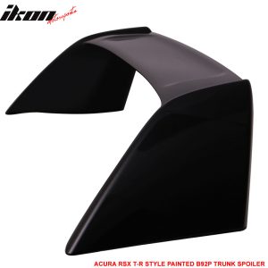 Fits 02-06 Acura RSX DC5 TR Style Trunk Spoiler Painted #B92P Nighthawk Black - Image 4