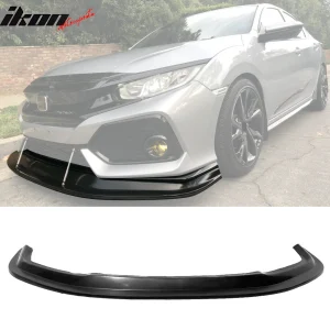 Fits 17-21 Honda Civic Si Hatchback Front Bumper Lip MDA Unpainted PU Spoiler - Image 6