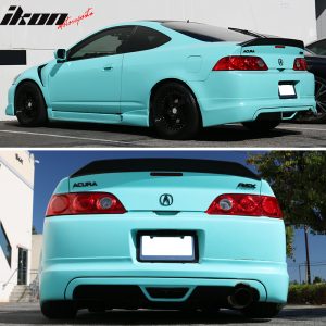 Fits 02-06 Acura RSX IKON Style Trunk Spoiler Wing Lip Duckbill Type Matte Black - Image 3