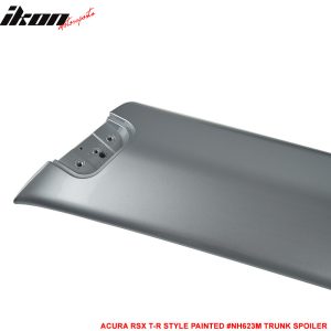Fits 02-06 Acura RSX DC5 Type R Trunk Spoiler Painted #NH623M Satin Silver 3PCS - Image 5