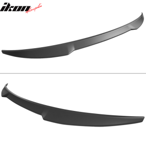 Fits 19-25 Nissan Altima M4 Style Rear Trunk Spoiler Wing ABS Unpainted Black - Image 3