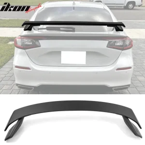 Fits 22-26 Honda Civic Hatchback HPD Style Rear Trunk Spoiler Wing Matte Black - Image 6