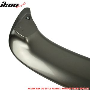 Fits 02-06 Acura RSX DC5 OE Style Trunk Spoiler Painted # YR534M Desert Silver - Image 4