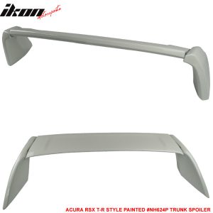 Fits 02-06 Acura RSX DC5 Type R TR Trunk Spoiler Painted #NH624P White Pearl 3PC - Image 3