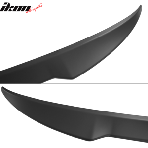 Fits 19-25 Nissan Altima M4 Style Rear Trunk Spoiler Wing ABS Unpainted Black - Image 5