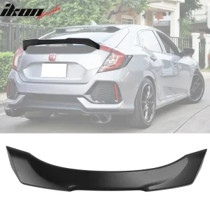 Fits 17-21 Honda Civic 10th X 5DR Hatchback Unpainted Rear Trunk Spoiler Wing - Image 6