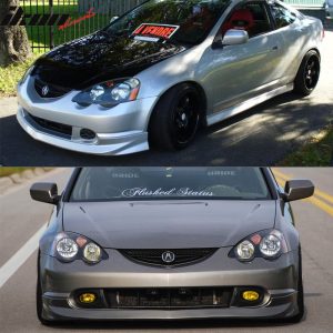 Fits 02-04 Acura RSX DC5 Front Bumper Lip A Spec Style Spoiler PU Chin Splitter - Image 5