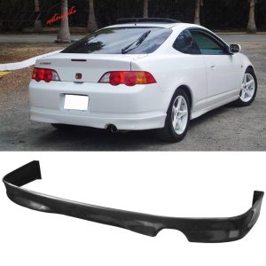 Fits 02-04 Acura RSX DC5 Front Bumper Lip Spoiler + Rear Bumper Lip Diffuser PU - Image 5