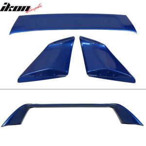 Fits 02-06 Acura RSX DC5 Type R TR Trunk Spoiler Painted #B507P Blue Pearl 3PCS - Image 5