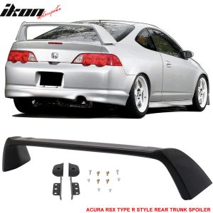 Fits 02-06 Acura RSX DC5 Type R TR Style + Aspec Style Trunk Spoiler ABS 4PCS - Image 3