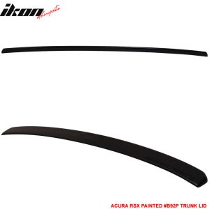 Fits 02-06 Acura RSX Aspec Style Rear Trunk Spoiler Wing Lip Painted #B92P Black - Image 3