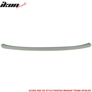 Fits 02-06 Acura RSX DC5 OE Style Rear Trunk Spoiler Wing Painted #NH624P White - Image 4