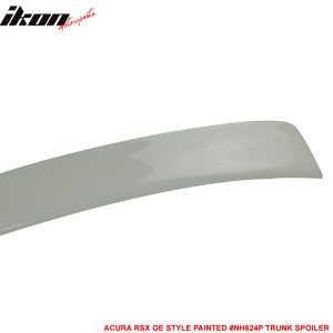 Fits 02-06 Acura RSX DC5 OE Style Rear Trunk Spoiler Wing Painted #NH624P White - Image 5