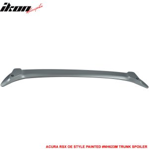 Fits 02-06 Acura RSX DC5 OE Style Trunk Spoiler Painted # NH623M Silver Metallic - Image 3