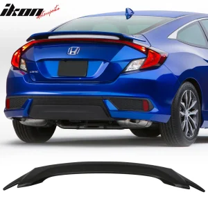 Fits 16-20 Honda Civic X 10th Gen Coupe OE Style Rear Trunk Spoiler Unpainted - Image 6