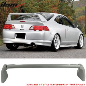 Fits 02-06 Acura RSX DC5 Type R+Aspec Style Trunk Spoiler Painted #NH624P White - Image 3