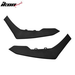 Fits 16-24 Chevrolet Camaro 1LE Style 2PCS Front Bumper Side Splitter Canards PP - Image 3