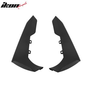 Fits 16-24 Chevrolet Camaro 1LE Style 2PCS Front Bumper Side Splitter Canards PP - Image 5