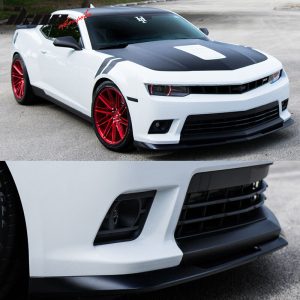 Fits 14-15 Chevy Camaro SS 1LE Style Front Bumper Lip Chin Spoiler Unpainted PU - Image 4
