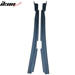Fits 16-24 Chevy Camaro Ikon Style Side Skirts Extension Unpainted Black PP - Image 3