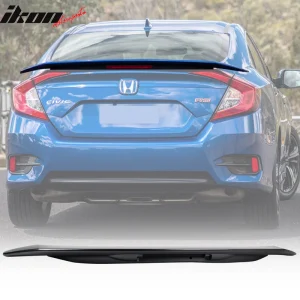 Fits 16-21 Honda Civic Sedan JDM RS Style Trunk Spoiler Painted #NH797M Steel - Image 6