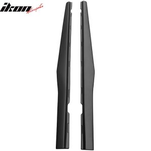 FitS 10-15 Chevrolet Camaro IKON Style 2PC Side Skirts Extension Rocker Panel PP - Image 3